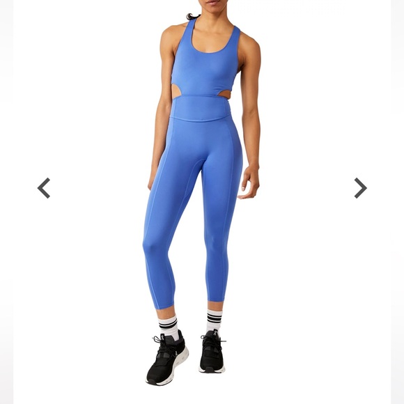 Free People Movement Back It Up Onesie in Swim Club - Picture 1 of 4